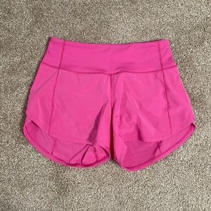 Lululemon Speed Up Mid-Rise Lined Short 4"